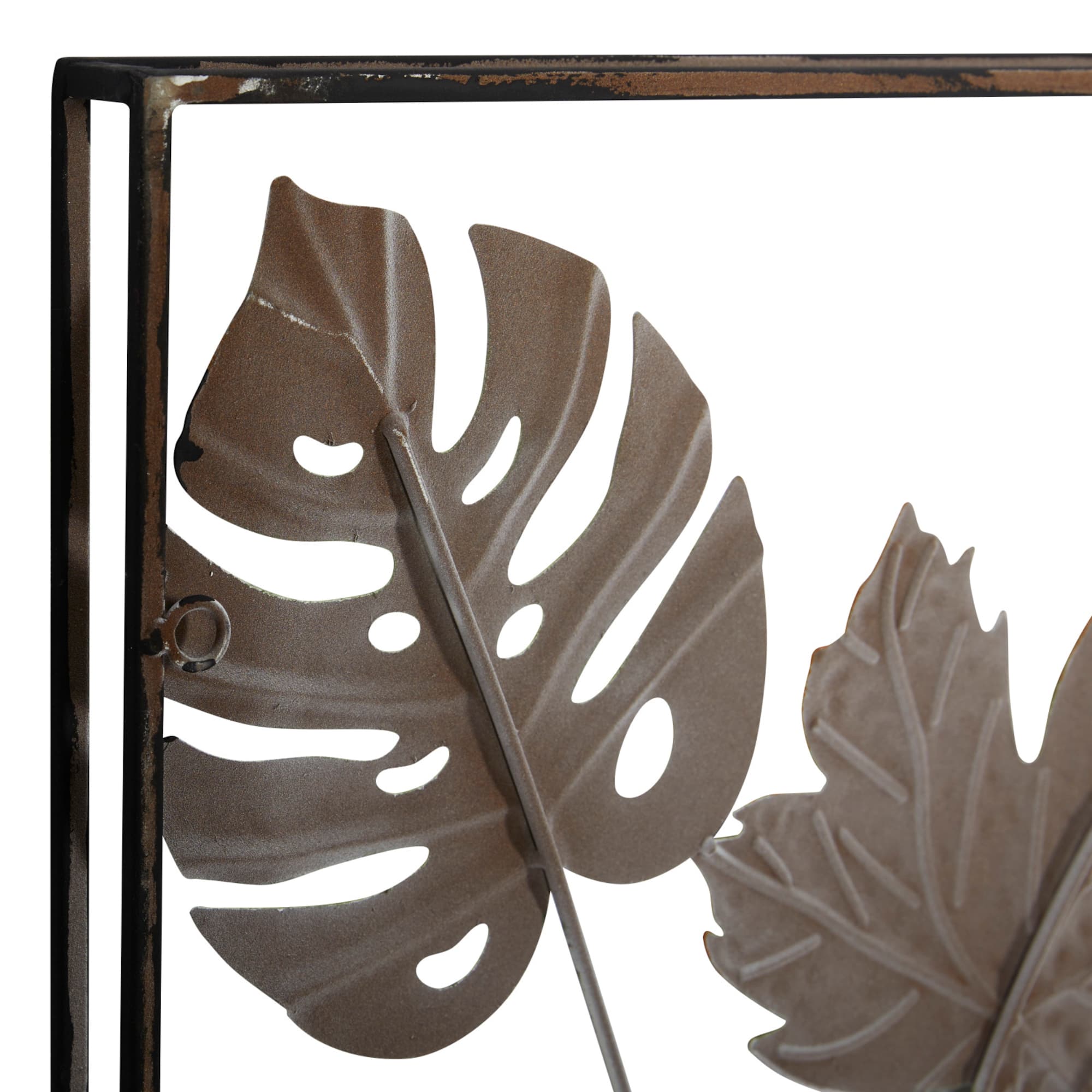30" Green Modern Iron Wall Décor